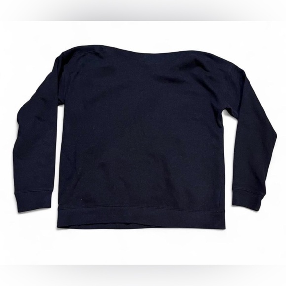 Maurices Women’s S Def Leppard Off The Shoulder Black Graphic Sweatshirt - Picture 2 of 7